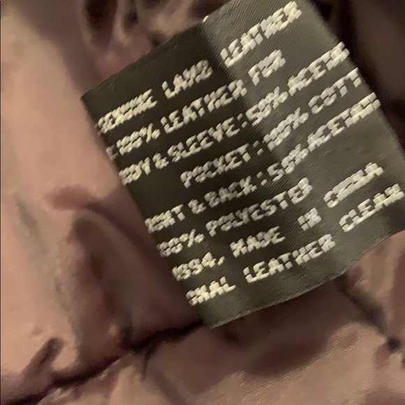 Leather Bomber Style Jacket - Picture 6 of 16